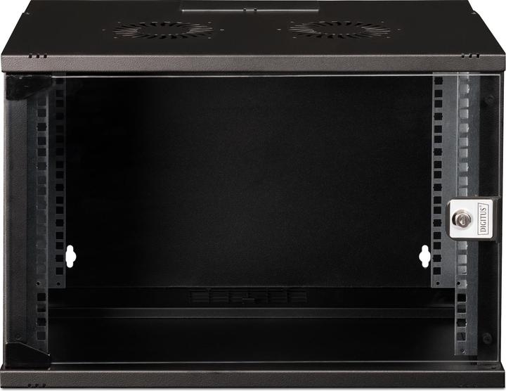 Image du produit Digitus Coffret mural 19" 7U, SOHO PRO 370 x 540 x 400 mm, noir (7 HE, Rack 19 pouces)