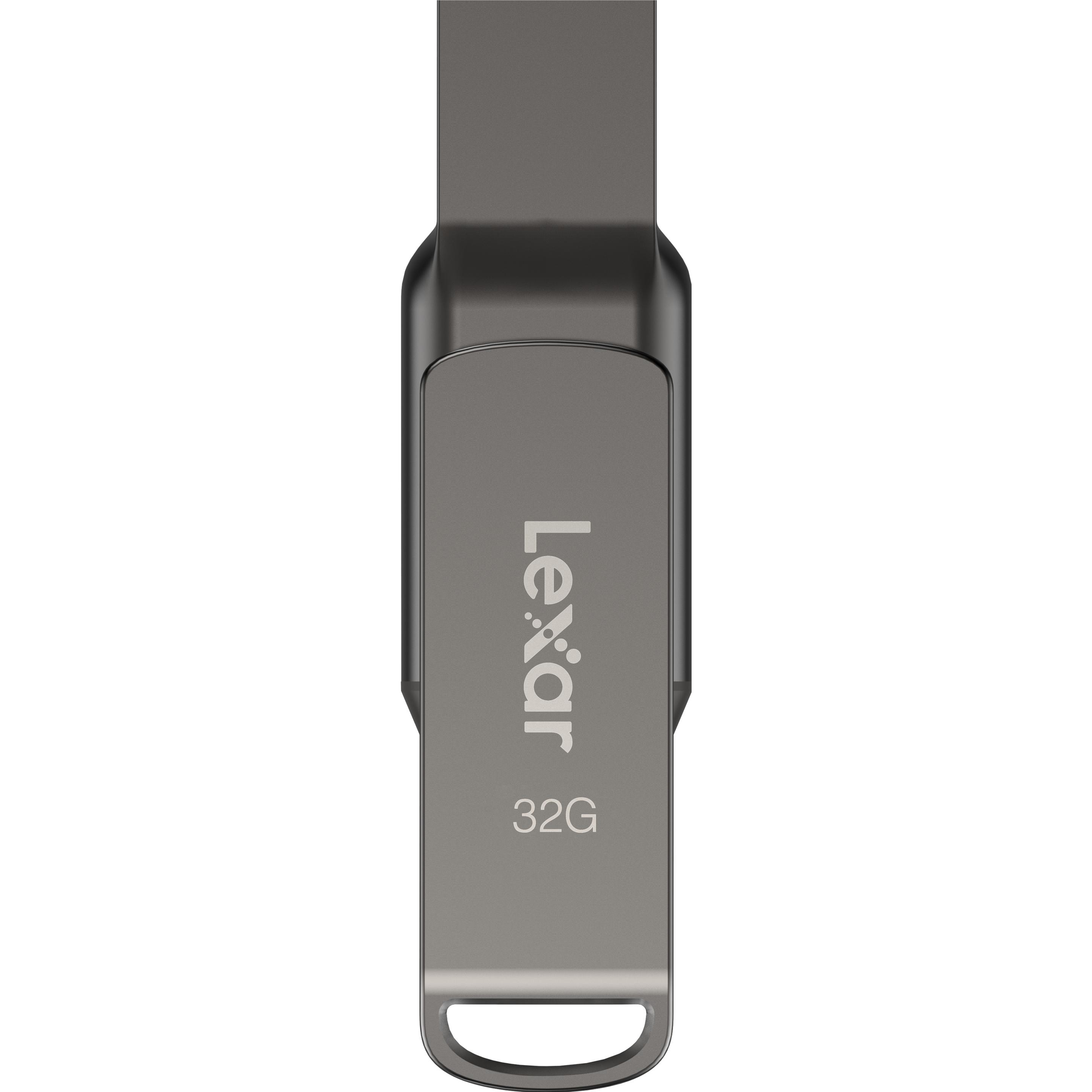 Lexar JumpDrive Dual Drive D400 (32 GB, USB-C, USB-A), Chiavetta USB, Grigio