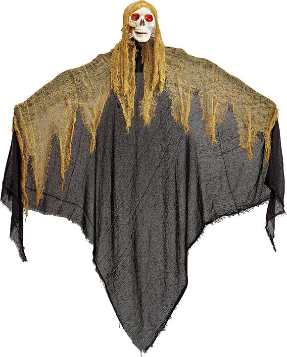 Magni Sensenmann mit LED Augen und Geräuschen 130cm (1 Stück)