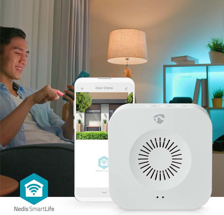Actual product image Nedis SmartLife Chime | 433 MHz | Accessories for: WIFICDP10GY / WIFICDP30WT / WIFICDP40CWT | Battery Bet (Wireless)