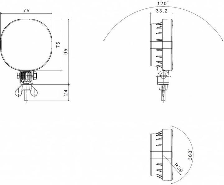 Produktbild Fristom Rückfahrscheinwerfer LED FT 410