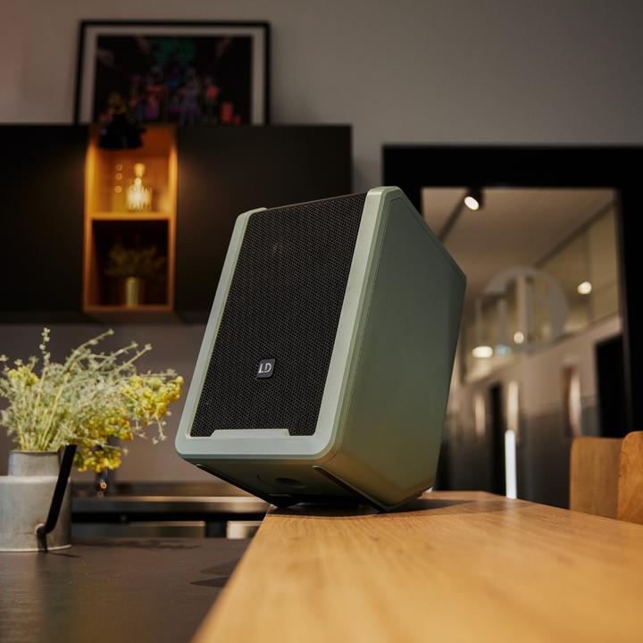 Immagine prodotto LD Systems ANNY® 8 BPH B5 GN - Altoparlante PA Bluetooth® portatile con batteria ricaricabile, mixer e 1x (Attivo)