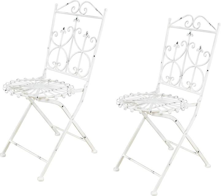 Image du produit HTI-Living Chaises de jardin, lot de 2, Romantic Garden