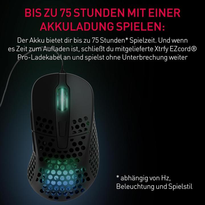 Actual product image CHERRY xtrfy M4 Wireless RGB (Cable, Wireless)