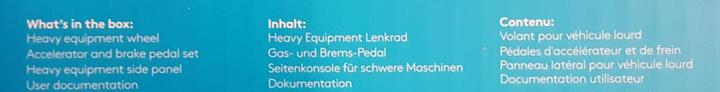 Actual product image Logitech G Saitek Farm Heavy Equipment Bundle (PC)