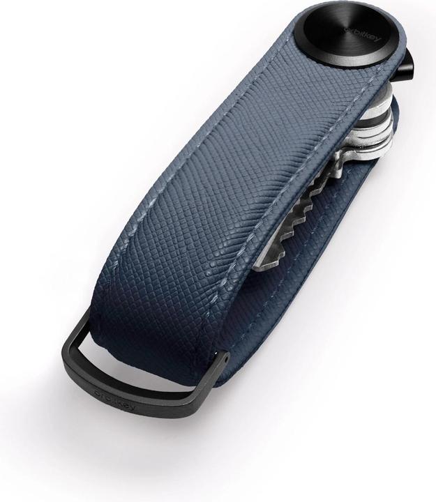 Actual product image Orbitkey Key Organiser Pro Leather oxford navy