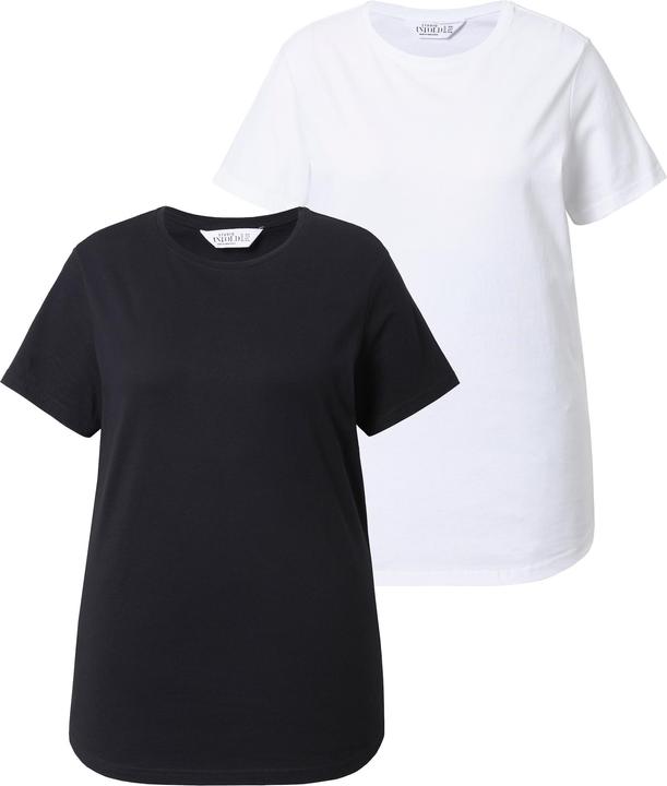 Produktbild Studio Untold Longshirt, Rundhals, Oversized, Halbarm, Doppelpack (58)