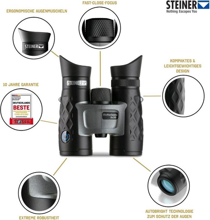 Immagine prodotto Steiner BluHorizons 8x32 Binocolo (8 x, 32 mm)