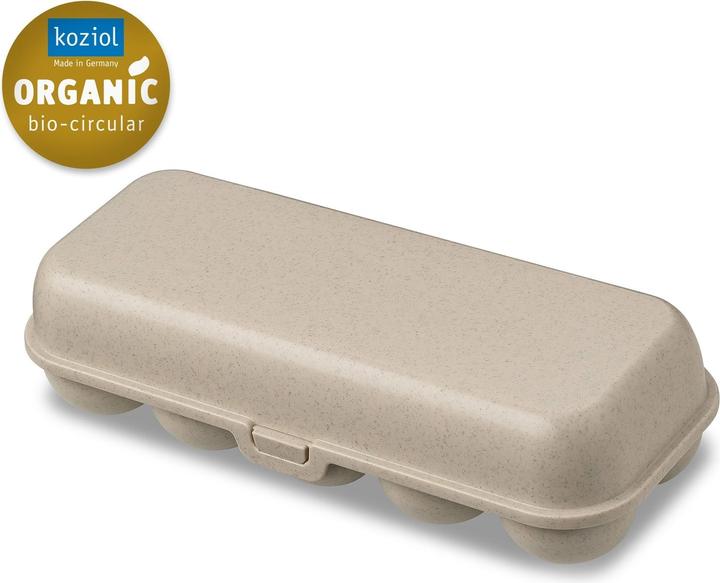 Image du produit Koziol Boîte à oeufs à emporter 27,7 x 11,8 cm, sable (2.52 l)