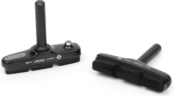 Elvedes Brake shoes Cantilever 55 x 10 mm, Black (Shimano, Rubber)