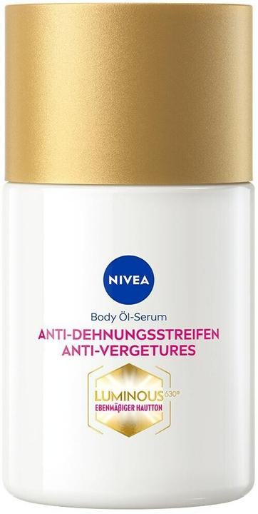 Actual product image NIVEA Luminous Body Öl-Serum Anti-Dehnungsstreifen (Body oil, 100 ml)