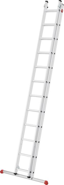 Produktbild Hailo S80 ProfiStep duo, Aluminium-Schiebeleiter 2-teilig, 2x12 Sprossen (Mehrzweckleiter, 14 cm)