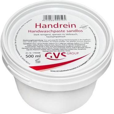 GVS Handrein, Handwaschpaste sandfrei (500 ml)