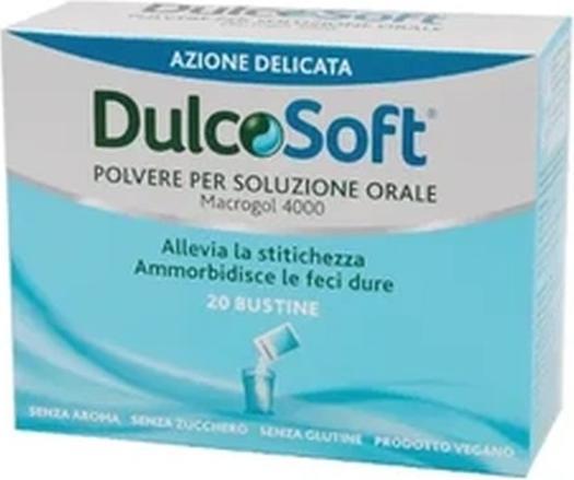 Opella Healthcare Italien Dulcosoft Pulver für Verstopfung und harten Stuhl 20 Sachets (20 Stück)