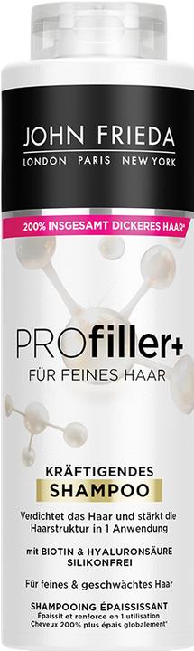 Actual product image John Frieda PROFiller+ Shampoo 500ml (Liquid shampoo, 500 ml)