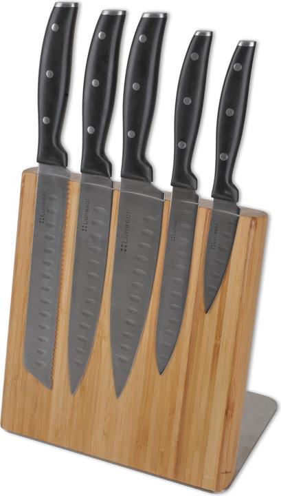 Lunasol Chef Bamboo magnetisch Messerblock