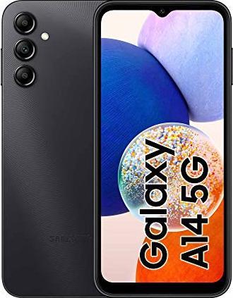 Actual product image Samsung Galaxy A14 5G 64GB sw (64 GB, Black, 6.60", Dual SIM, 5G)