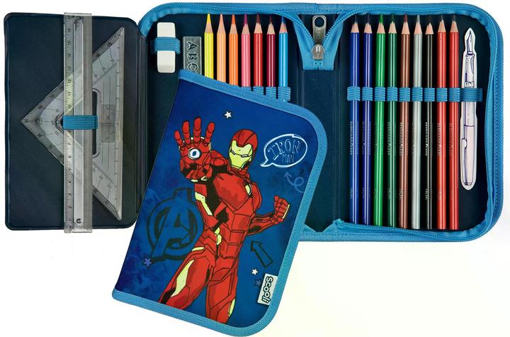 Actual product image Scooli Case filled Avengers