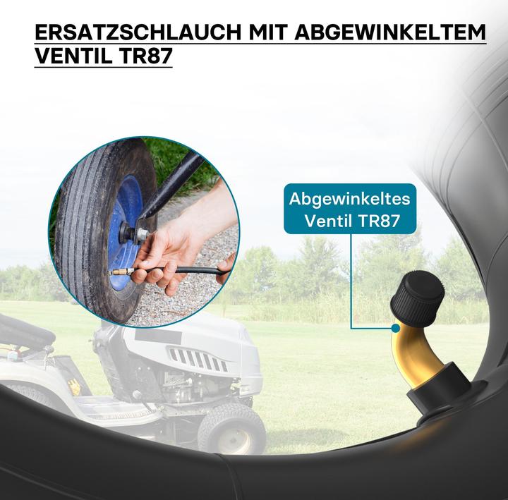 Produktbild Wiltec Schlauch Luftschlauch Rasenmäherreifen TR87 13x5.00-6 Rasentraktor Aufsitzmäher (Rasentraktor, Gartenmaschinen Ersatzteile)