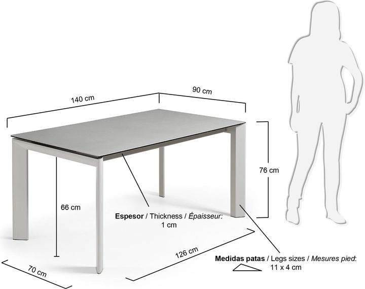 Produktbild Kave Home Axis (90 x 140 cm)