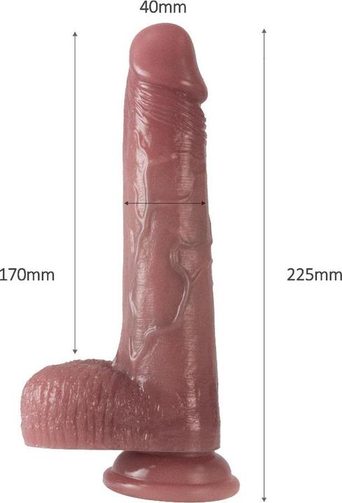 Produktbild Zenn Super Soft Realistic Dual Density Dick 22.5cm