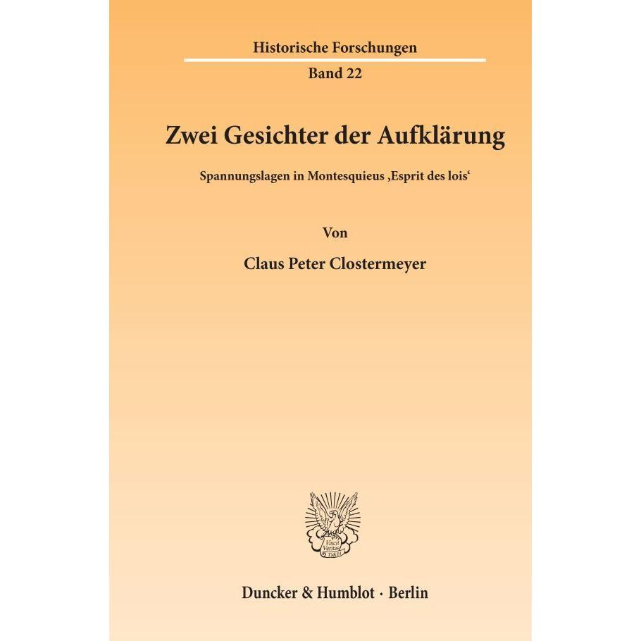 Thumbnail - Zwei Gesichter der Aufklärung, Sachbücher