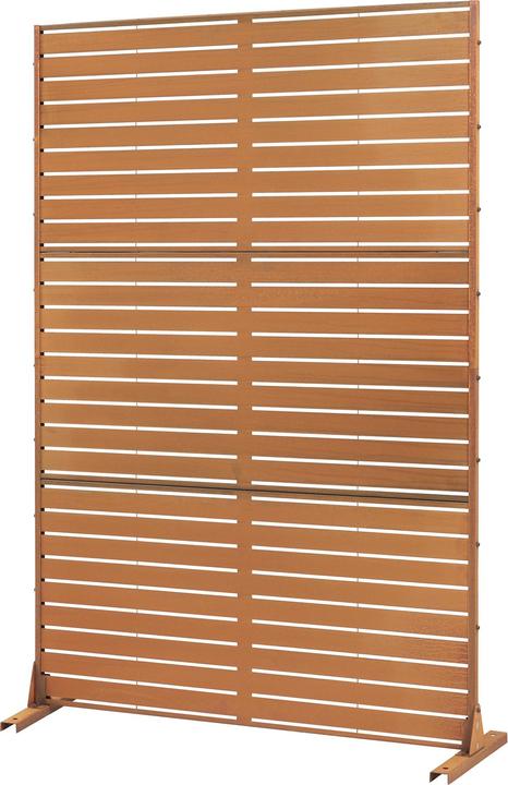 Actual product image Casa.Pro Trennwand Nodepp Cortenstahl 180x120 cm Edelrost (180 x 120 x 40 cm)