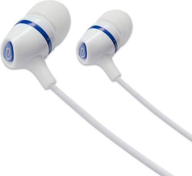 Esperanza EARPHONES WITH MICROPHONE EH191 WHITE-BLUE 5901299941706 (Cable)