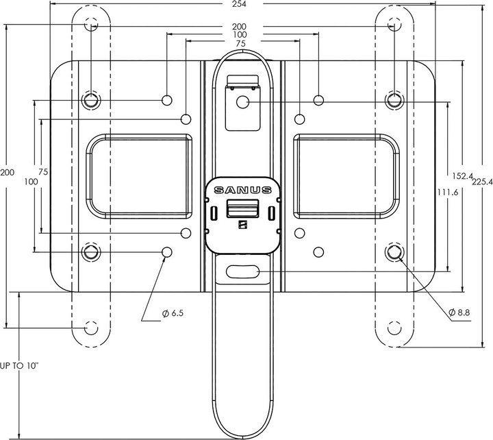 Image du produit Sanus VSL4 (Mur, 39", 23 kg)