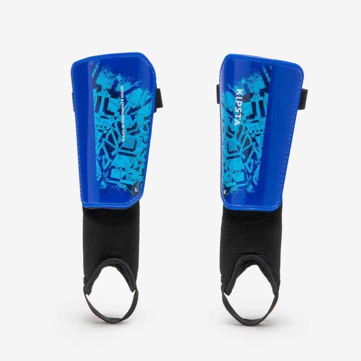 Produktbild Kipsta Kinder Fussball Schienbeinschoner - Essential 140 blau (XS)