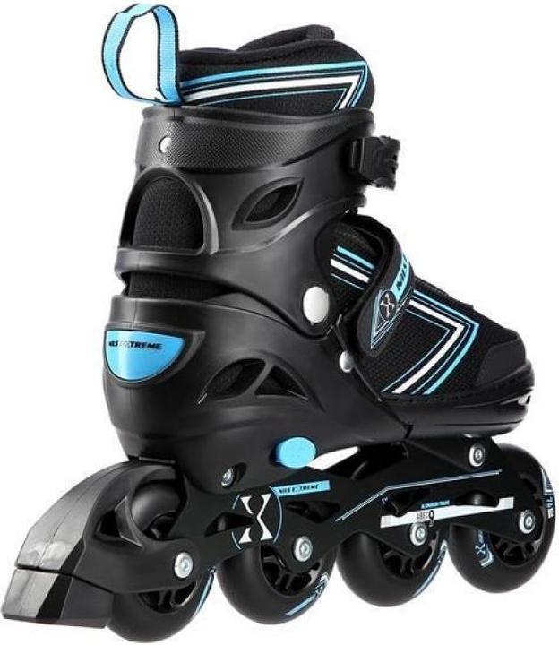 Immagine prodotto Nils Pattini a rotelle/Hockey Extreme NH11912 nero-blu - PU70 mm/82A (S 31-34) (33)