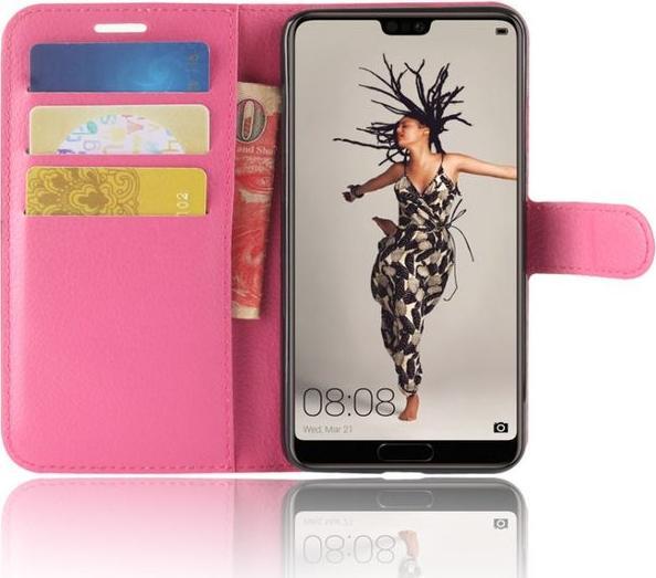 Produktbild MU Classic Leder Bookcover Hülle mit Litchitextur (Cubot P20)