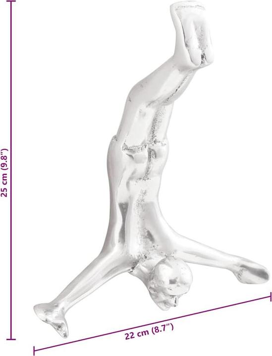 Actual product image vidaXL Aluminium Skulptur