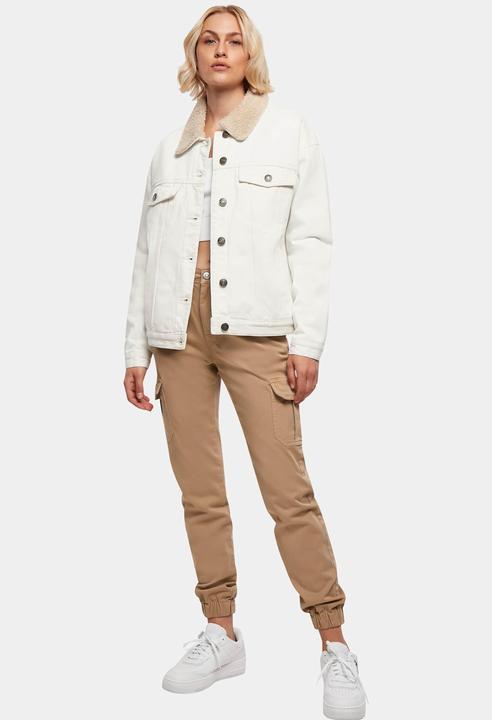 Produktbild Urban Classics Ladies Oversized Sherpa Denim Jacket - 19395 (XXL)