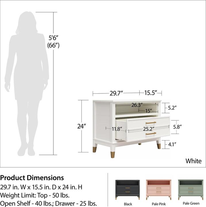 Immagine prodotto Dorel Home Westerleigh (76 x 40 x 61 cm)