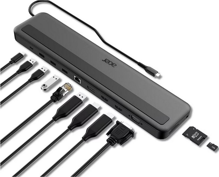 Actual product image Acer HP.DSCAB.015 (USB-C, 13 Ports)
