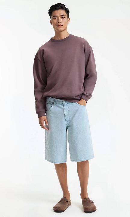 Produktbild La Redoute Collections Sweatshirt mit Rundhalsausschnitt stonewashed (S)