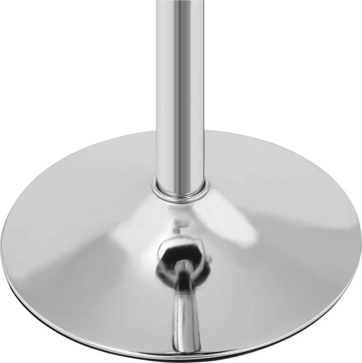 Produktbild Fromm & Starck 4 Barhocker mit Lehne und Stahlsockel Barstuhl Tresenhocker Küchenhocker schwarz