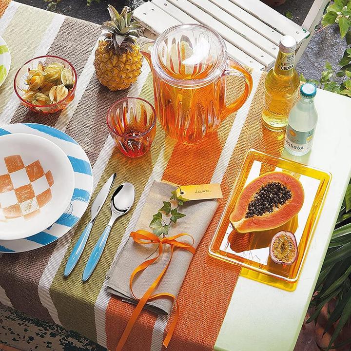 Produktbild Guzzini 23000022 Besteckset 24-teilig grau Feeling (24 Stk., Besteck Set)