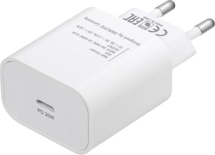 Actual product image Rivacase MOBILE CHARGER WALL/WHITE PS4101 W00 (20 W)
