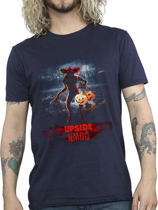 Produktbild Netflix Stranger Things Pumpkin Upside Down TShirt (XL)