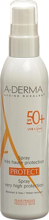 Actual product image A-Derma PROTECT Spray SPF50+ (Sun spray, SPF 50+, 200 ml, 235 g)