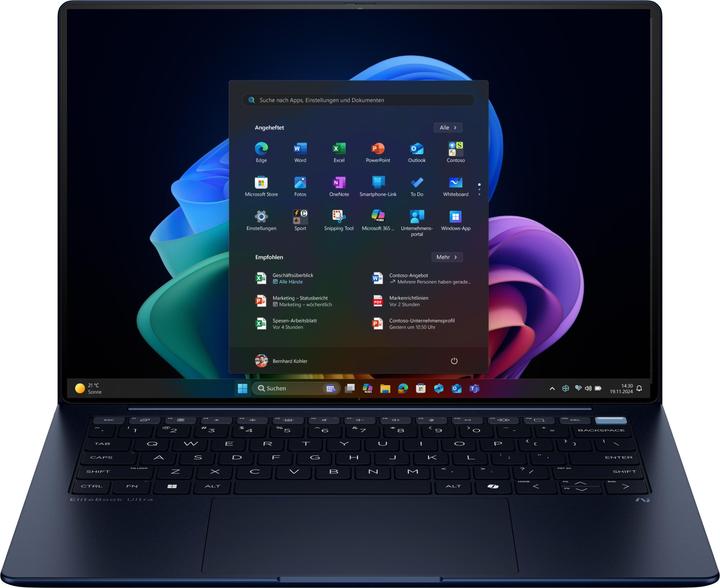 HP EliteBook Ultra G1i (14", 512 GB, 16 GB, CH, Intel Core Ultra 7 256V)