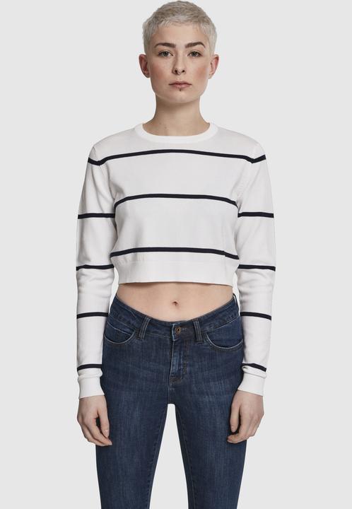 Produktbild Urban Classics Ladies Short Striped Sweater (XL)