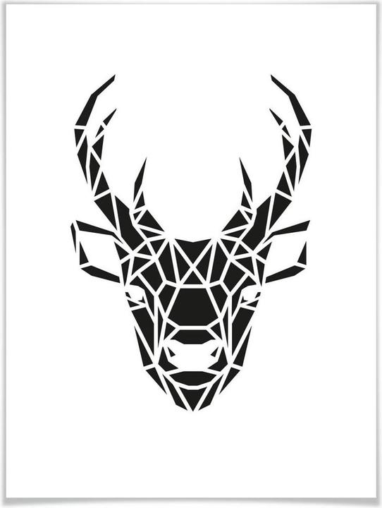 Image du produit Trenddeko Origami cerf (100 x 120 cm)