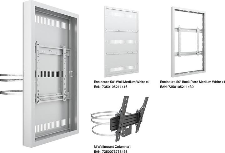 Produktbild Multibrackets Monitor Rahmen, für Säulenmontage, 50"/2766