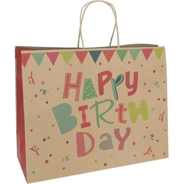 Idena, Geschenkverpackung, Geschenktasche B-Day 33x26x12cm FSC-Mix (Geschenktüte)