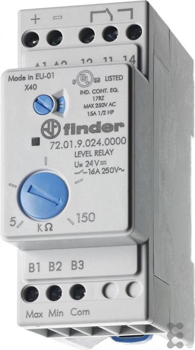 Finder Relais de surveillance SPDT 24 Vdc