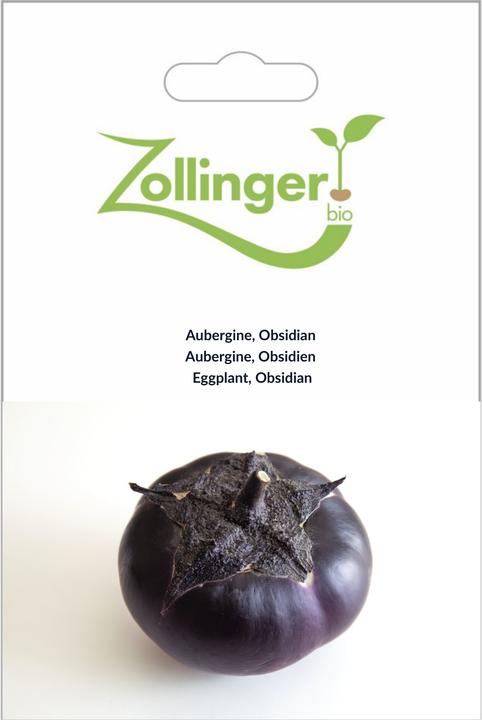 Produktbild Zollinger Bio Auberginen, Obsidian