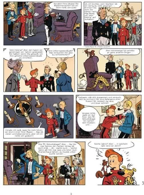 Actual product image Spirou and Fantasio 55: The memory of the future (Benjamin, Guerrive, Sophie/Abitan, German)